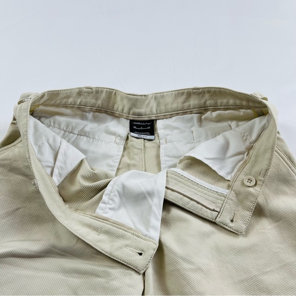 Nike Golf Shorts Men Size 30 Dri-Fit Gray Zip Closure Flat Front Pockets - Picture 14 of 16